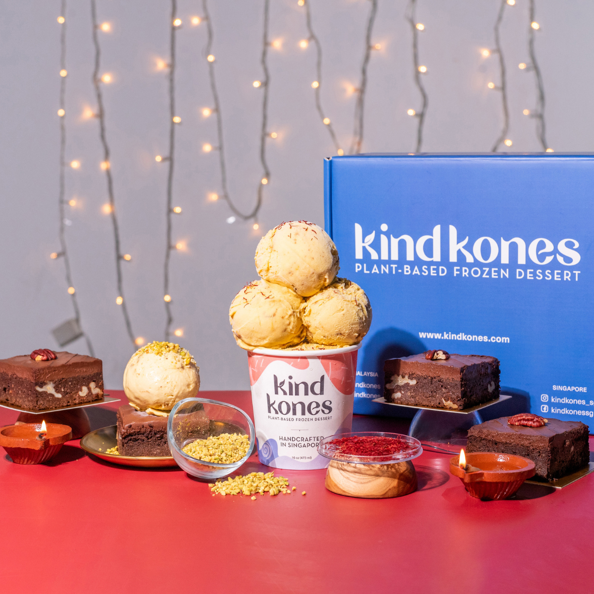 Diwali Brownie Sundae - Gift Box