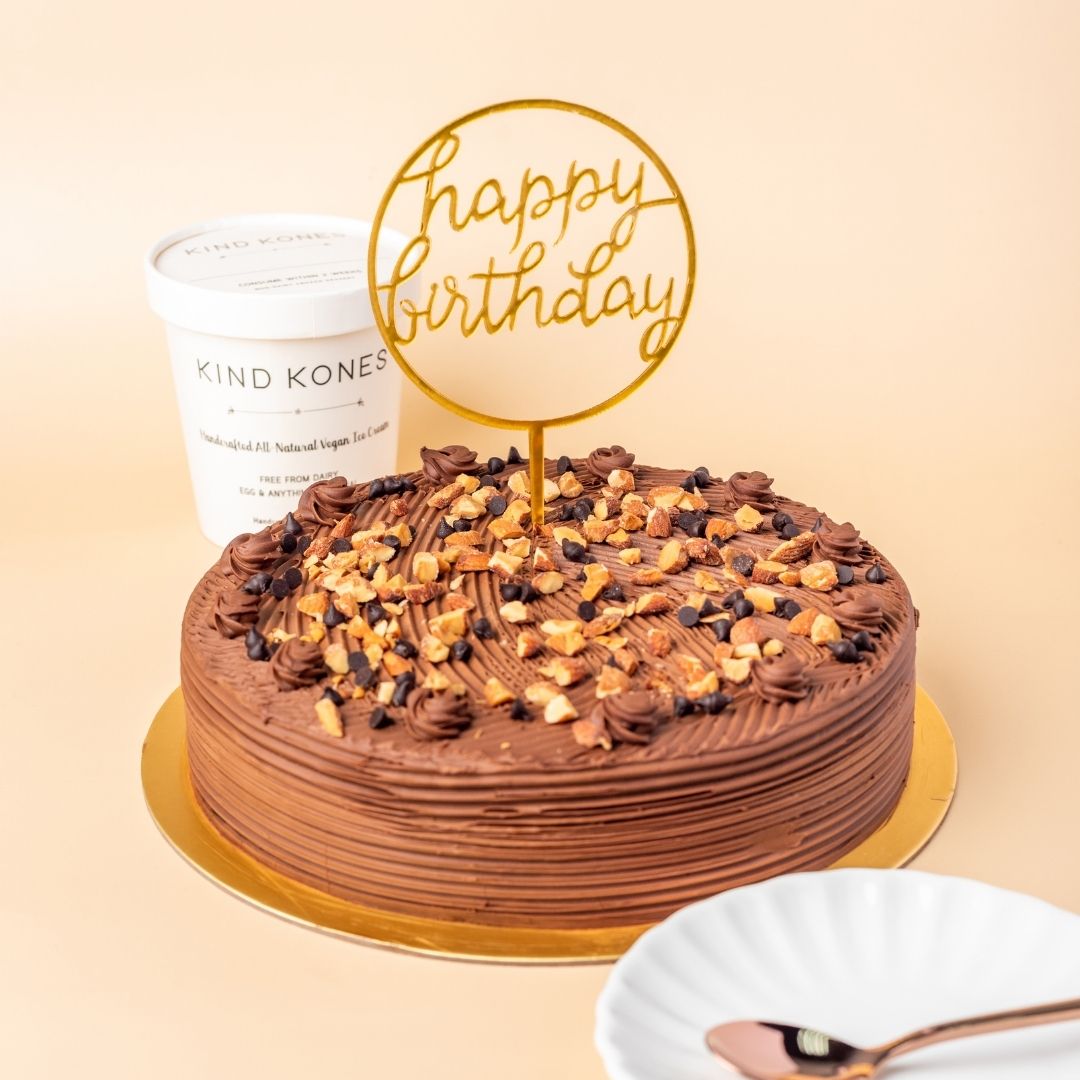 9" Dark Chocolate Ganache Cake