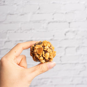 Peanut Butter Cinnamon Roll Energy Ball